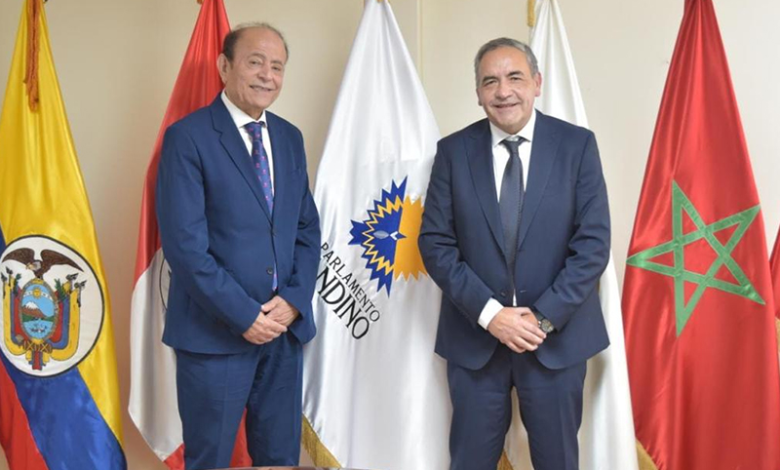 أعضاء البرلمان الأنديني يزورون المغرب